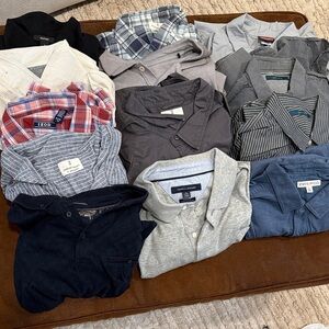13 Mens Collared Shirts XL&L BUNDLE